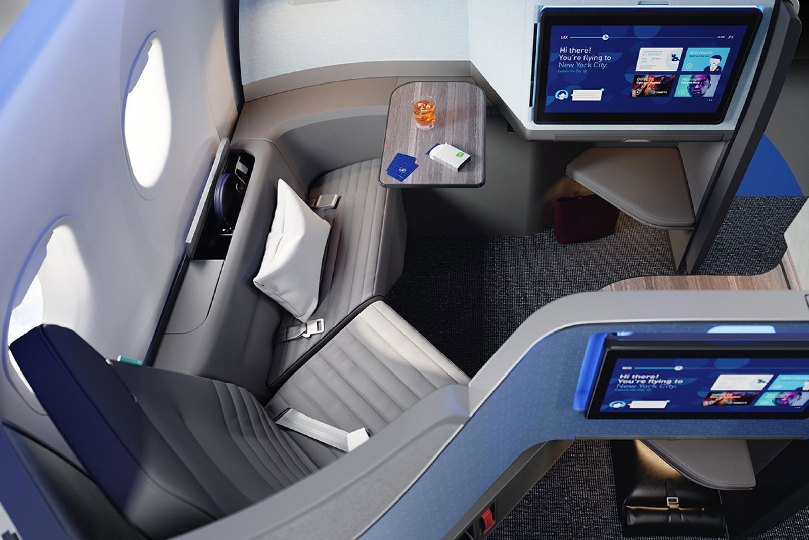 JetBlue's Mint Studio business class