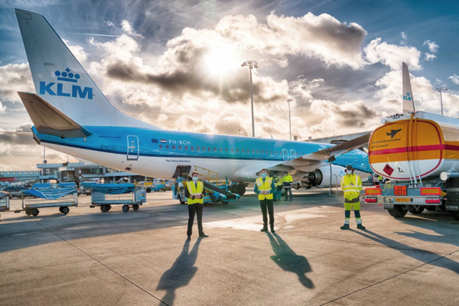 Airlines like KLM are introducing sustainable fuels