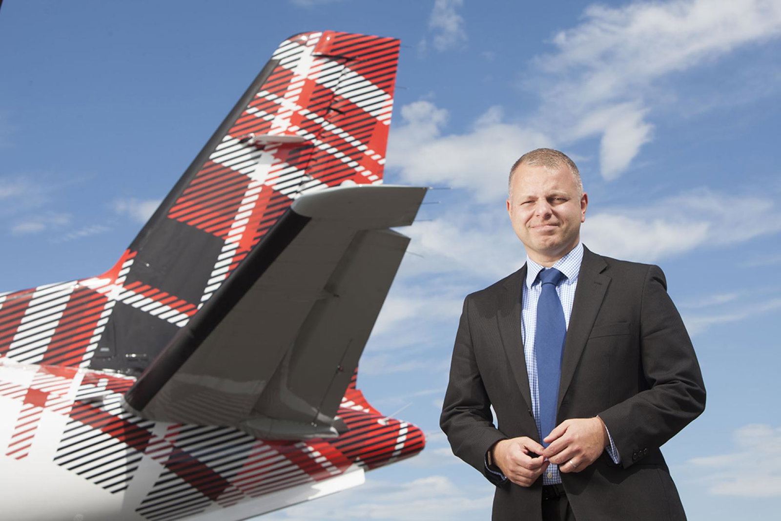 Loganair's Jonathan Hinkles