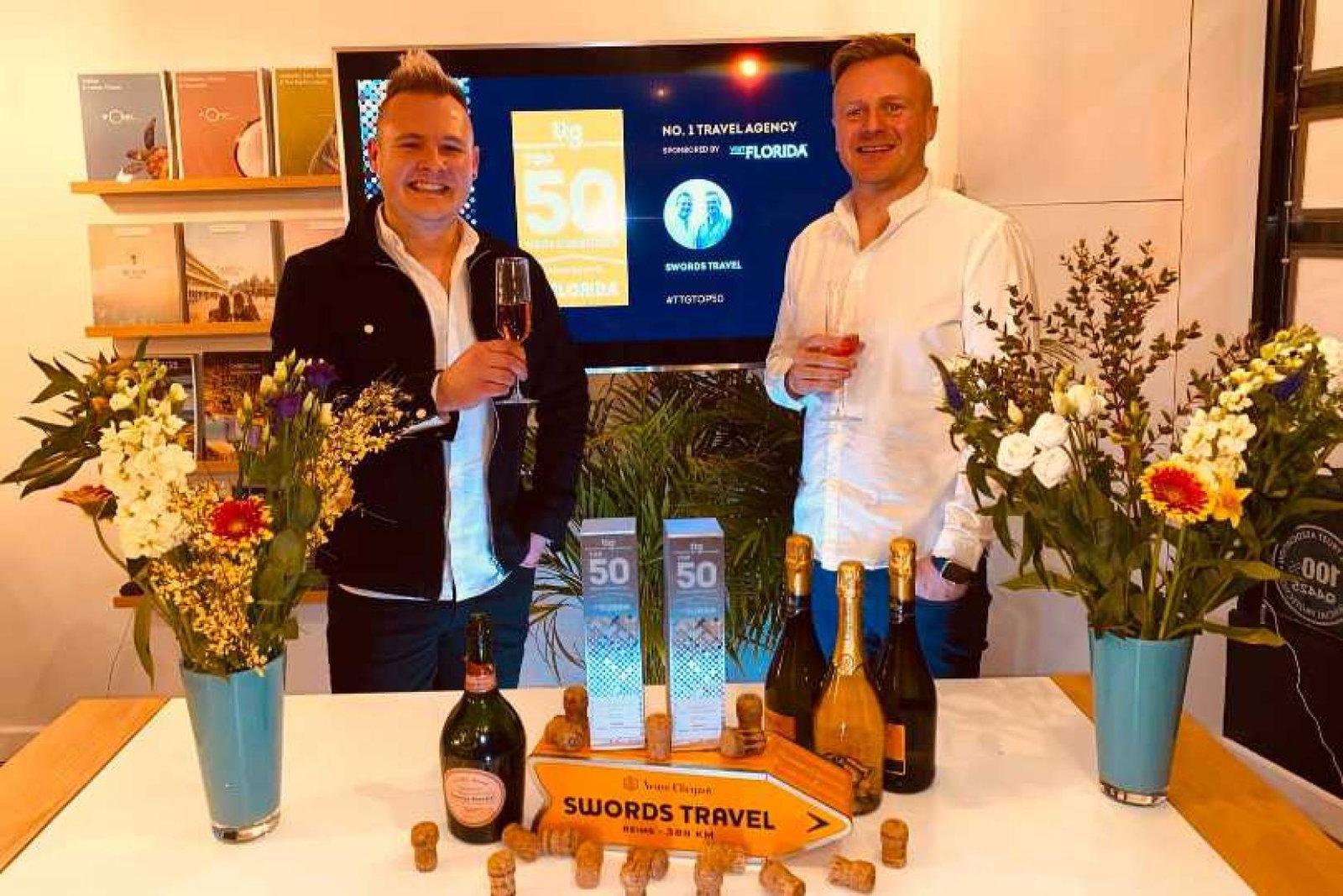 Stuart and Mark Swords with their TTG Top 50 2021 trophies