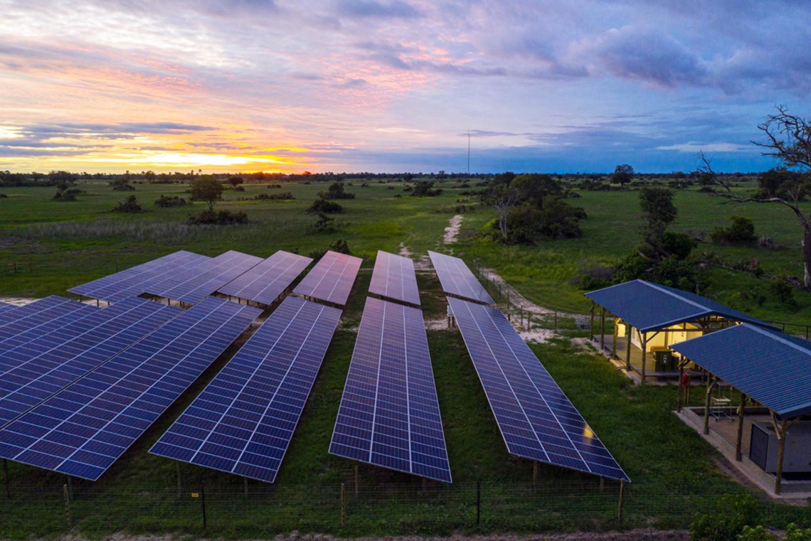 Botswana's Xigera Safari Lodge generates most of its power needs from solar energy following a TTC initiative