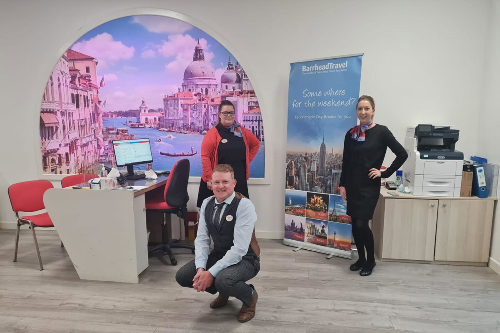 Barrhead Travel's Cameron Toll branch set up local collection points to take donations