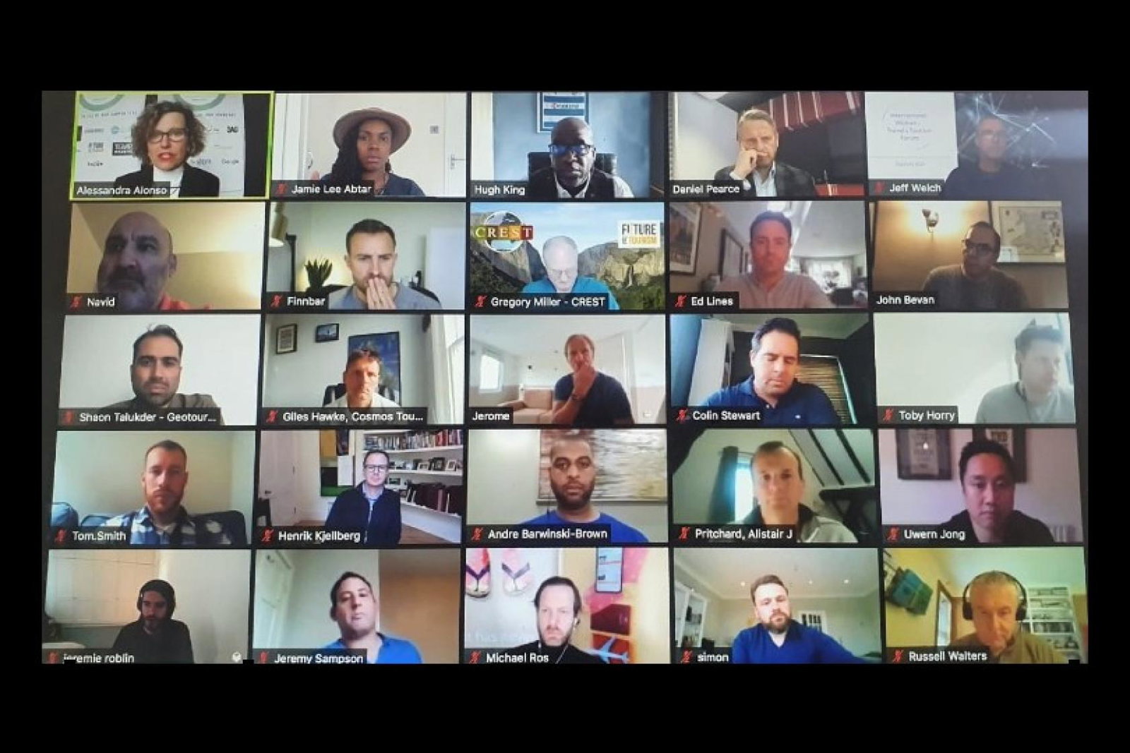 More than 30 male travel leaders joined the allyship session