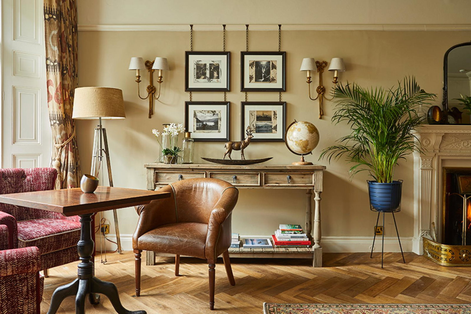The lounge at Rothay Manor is one of several relaxing areas of the hotel
