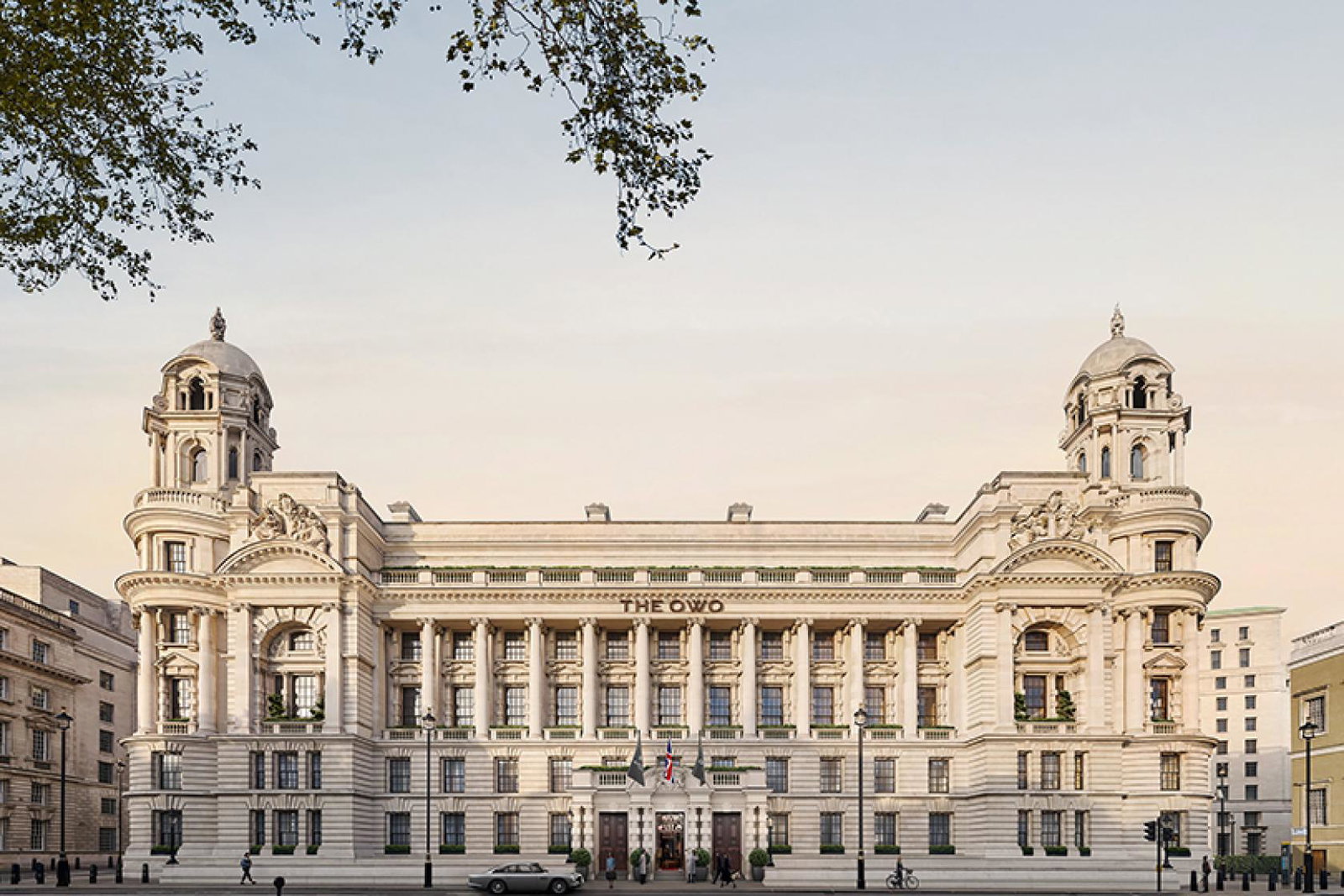 Raffles is set to launch its London hotel and residences in 2022 (Credit: Grain London)