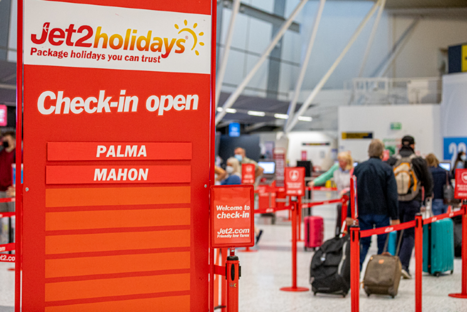A total of 22 flights departed from airports across the UK