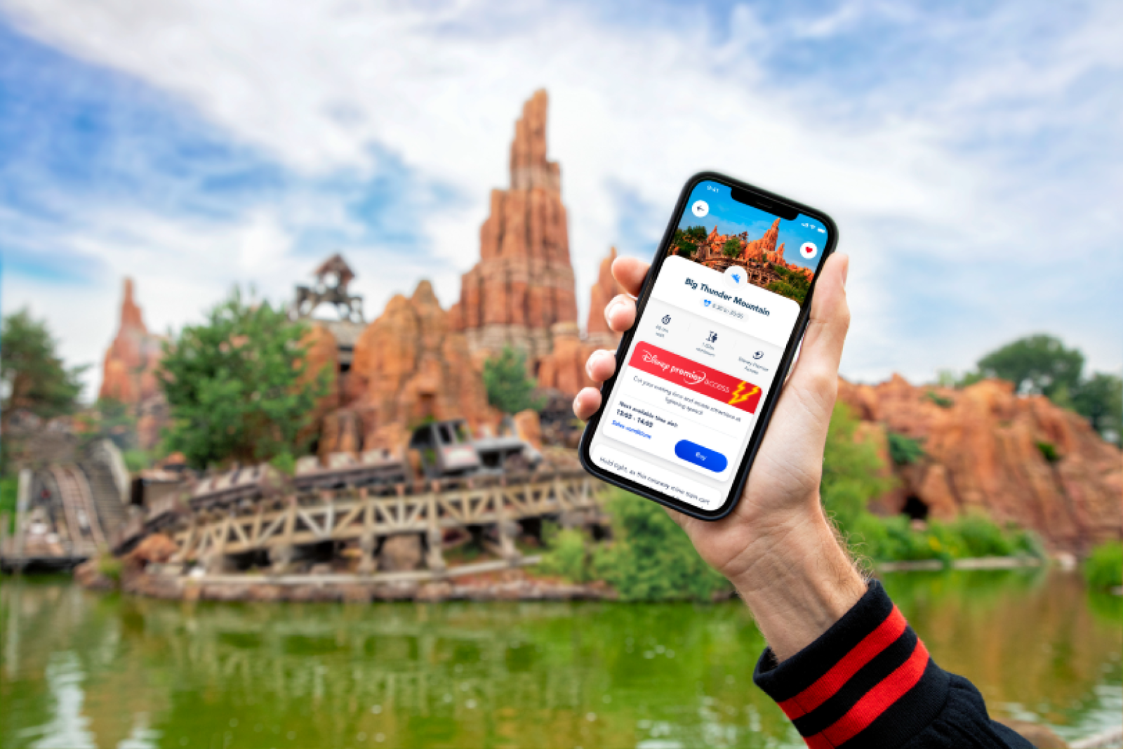 Guests can use the new features to book time slots for specific rides and attractions