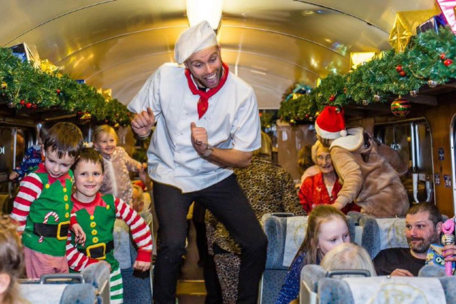 Polar Express trips feature a range of festive entertainment for families