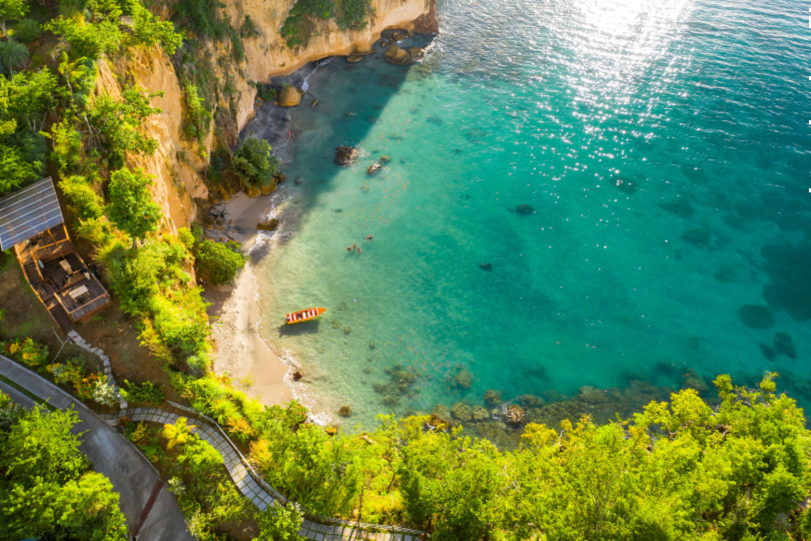 Secret Bay is one of the hotels in Dominica added to Kuoni's programme