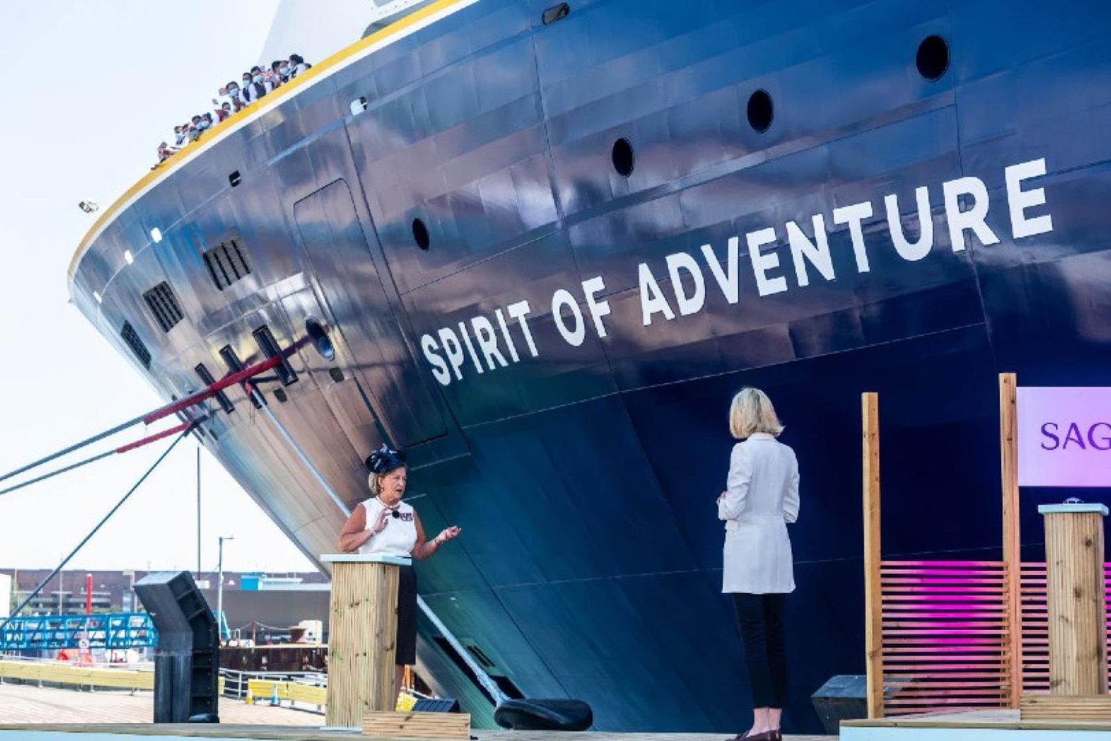 Saga's Spirit of Adventure debuted in July (Credit: Saga Cruises)