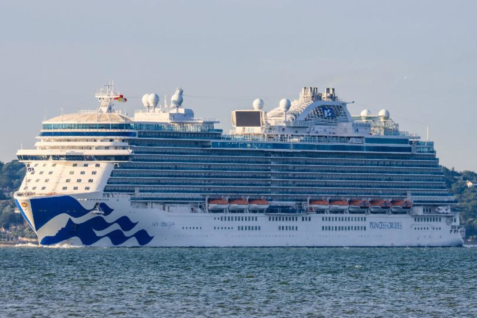 The vessel departed from Southampton on monday (30 August) on a five-night domestic cruise