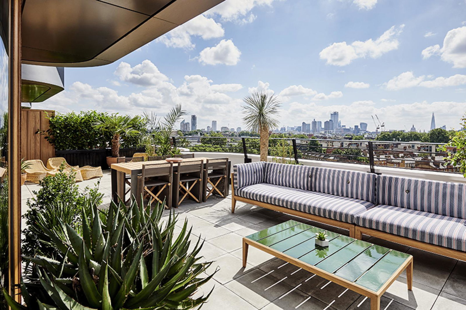 Terrace suite at The Standard with enviable views