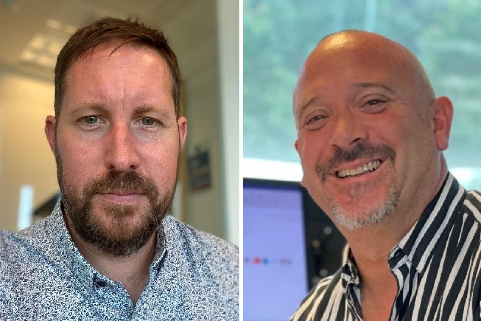 HF Holidays' Chris Barnaville (left) and Russell Fleming (right)
