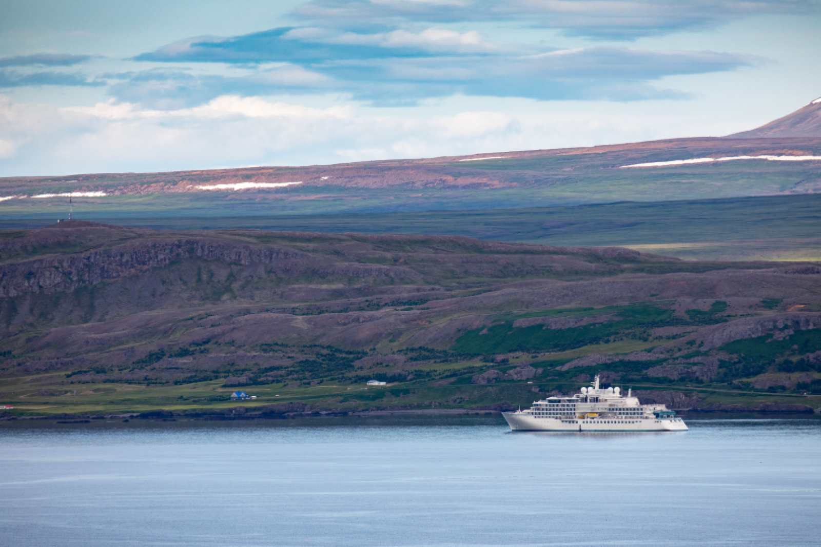 Crystal Endeavor (pictured) is currently sailing in Antarctica (Credit: @brunocazariniphotography / Crystal Cruises)