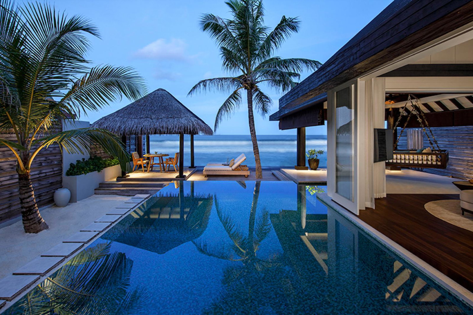 One of the new-look Ocean Houses on Naladhu Private Island Maldives