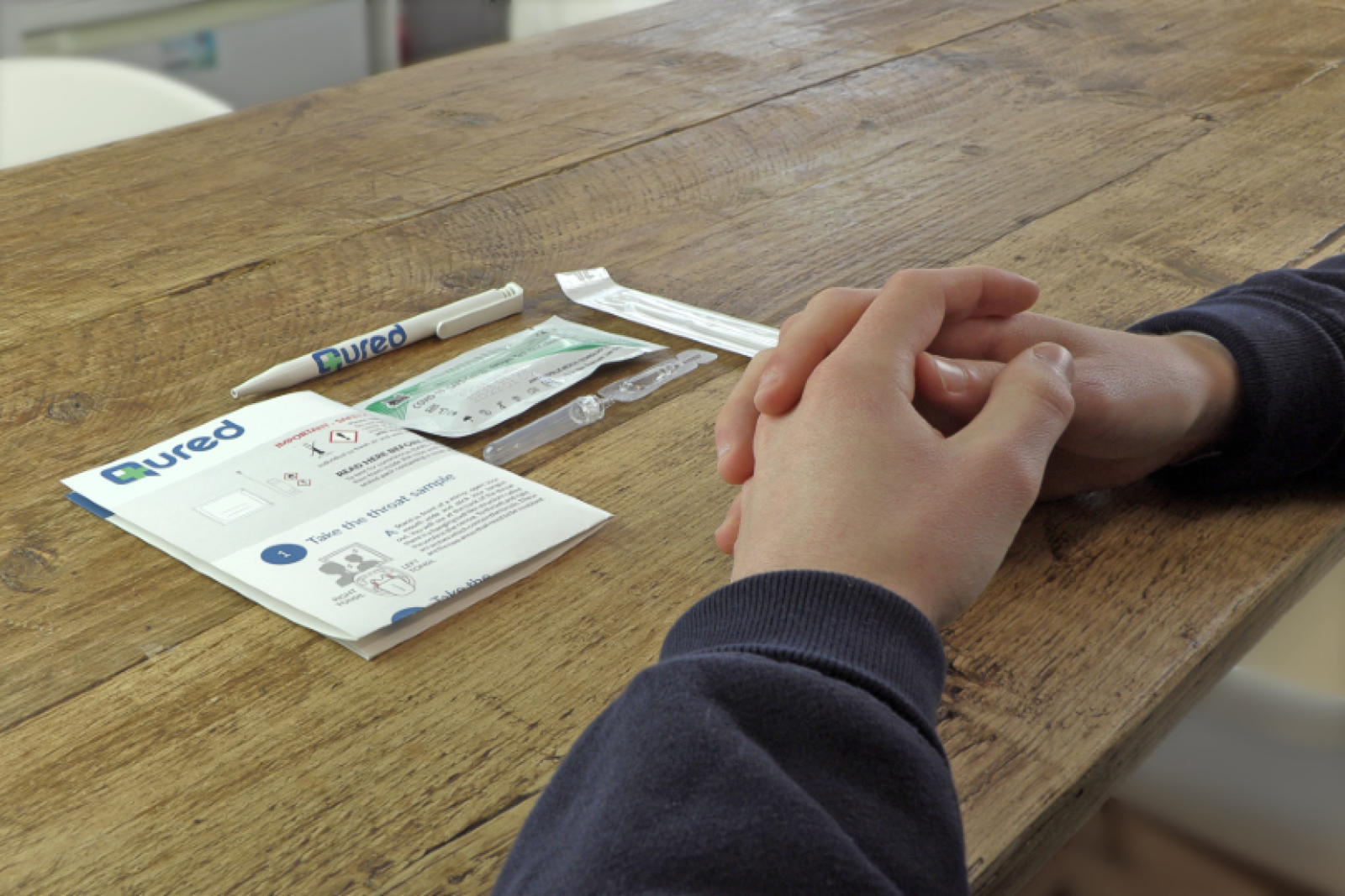 Test results are supervised and verified within two hours by a certified health advisor