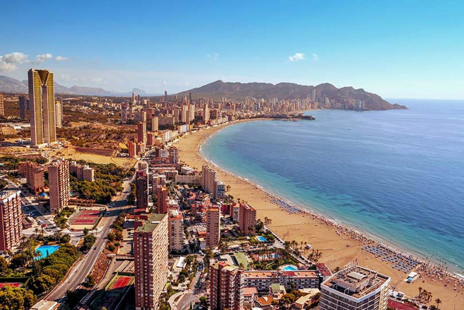 Tourists in Spain can keep cool in their rooms