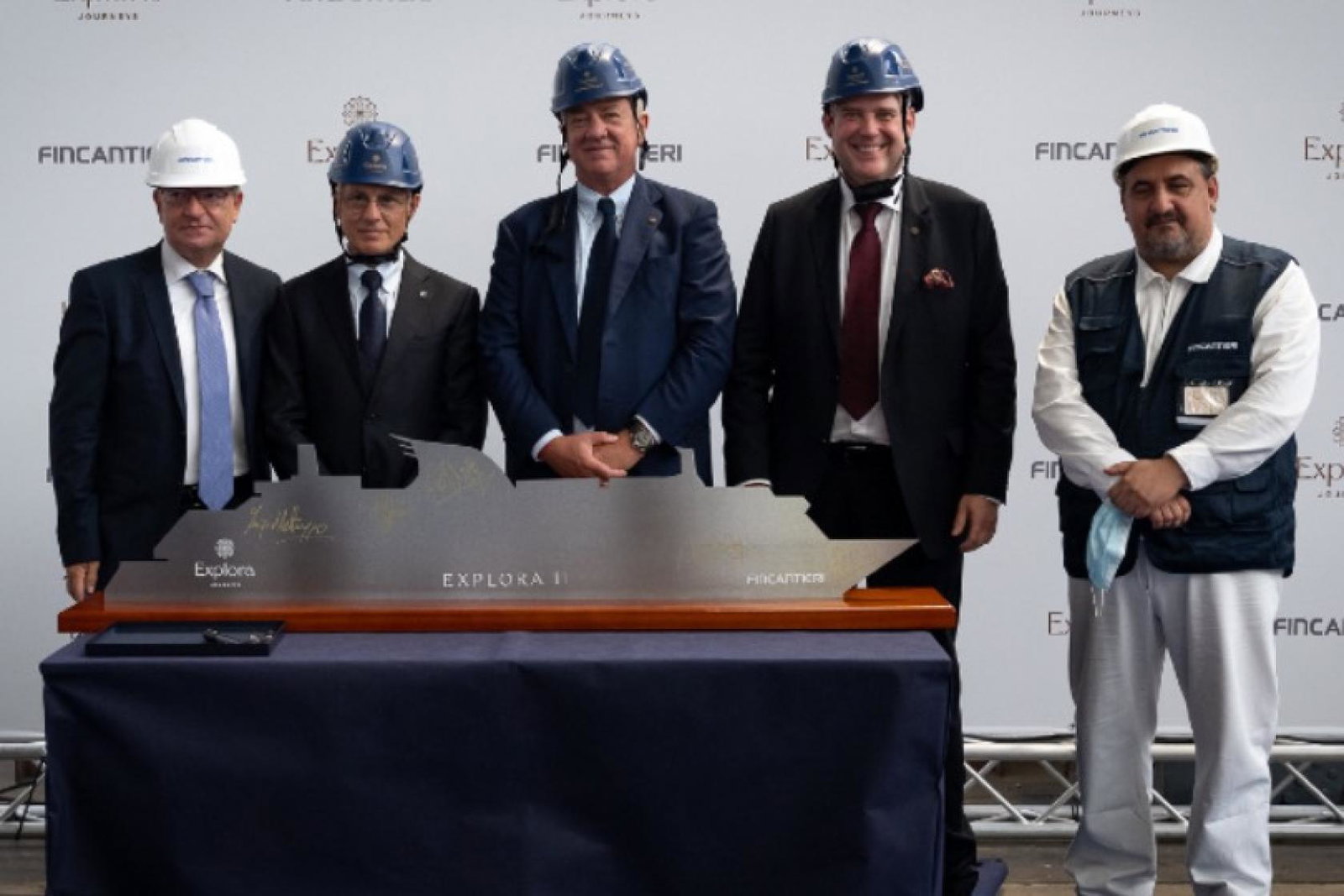 Work has started on Explora II which is due to begin sailing in spring 2024 (credit Ivan Sarfatti)