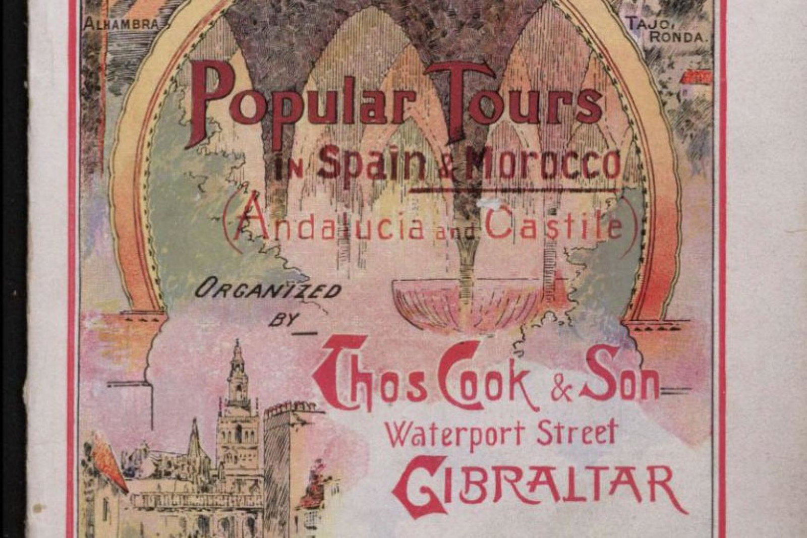 A detail from a poster from the Thomas Cook archive