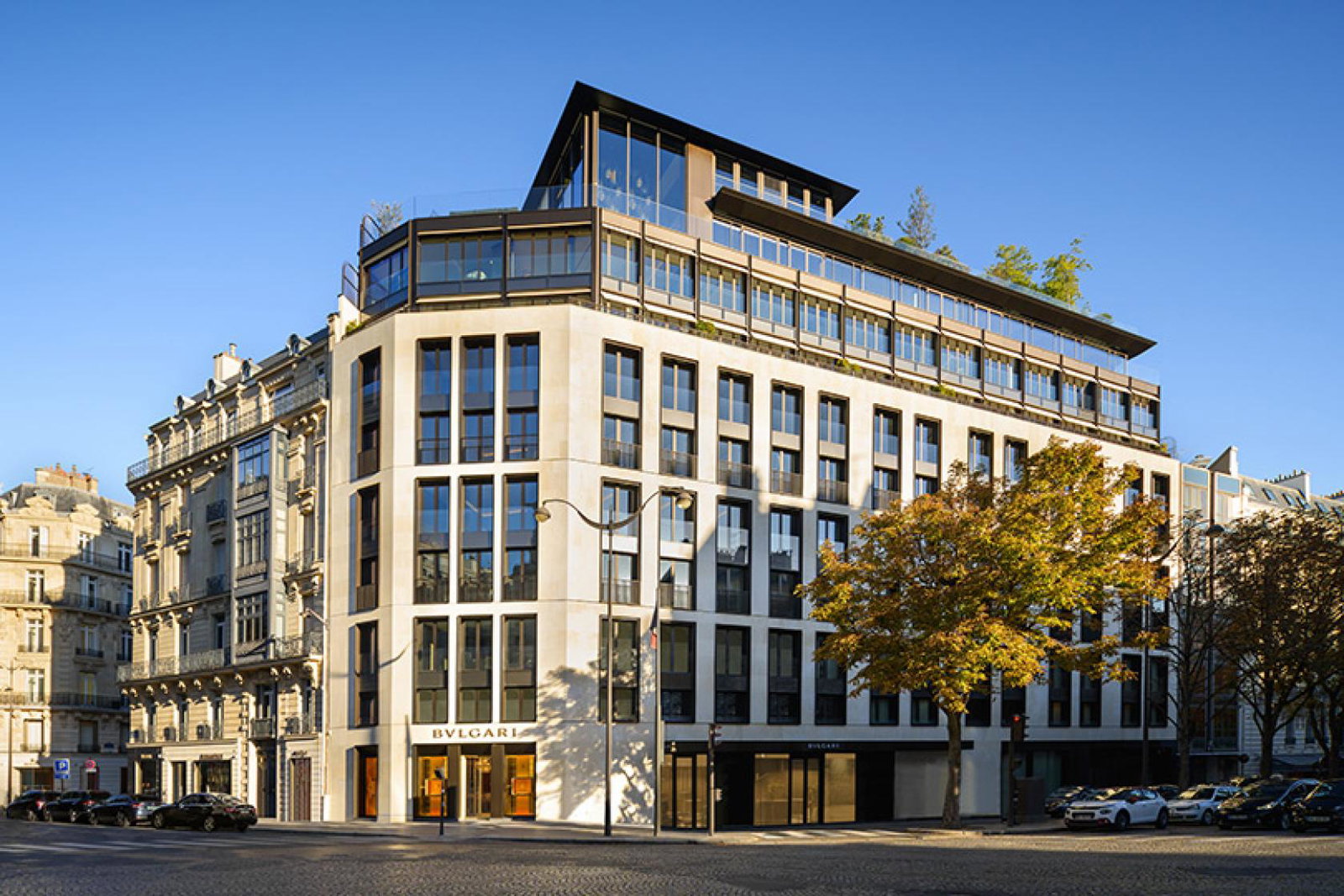 Bulgari Hotel Paris is on prestigious Avenue George V 