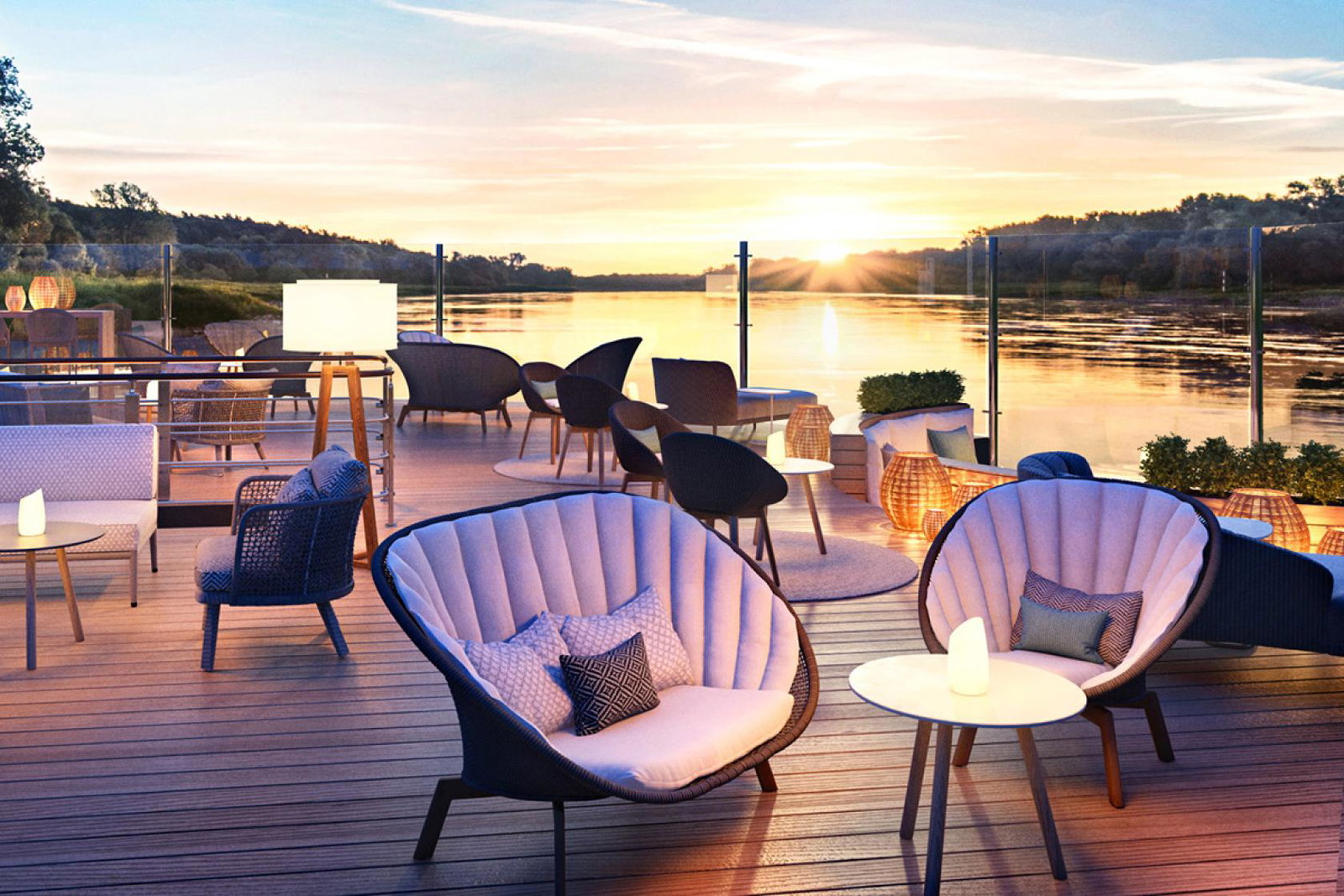 A-Rosa Sena's sundeck