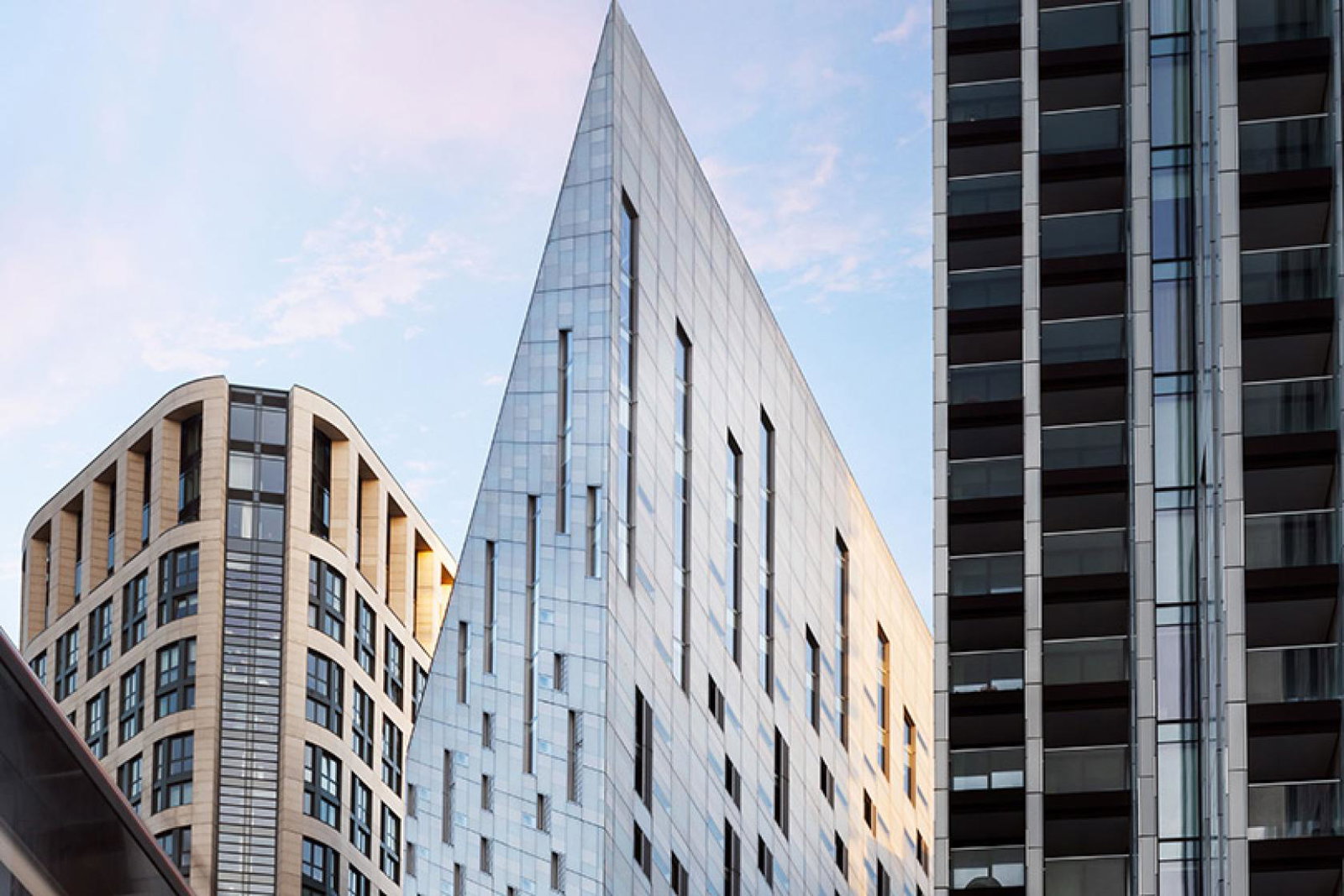 The towering home of Montcalm East is an architectural optical illusion