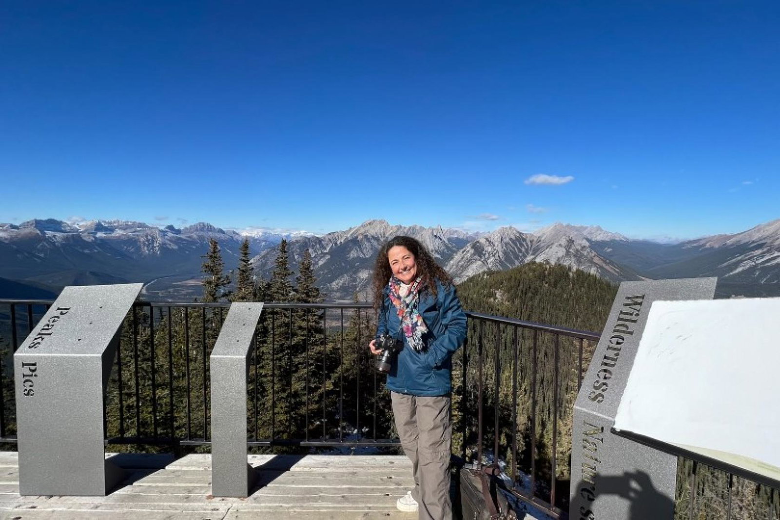 Newmarket Holidays' senior long haul product manager Kathy Vigolo joined guests on the company's first departure to Canada