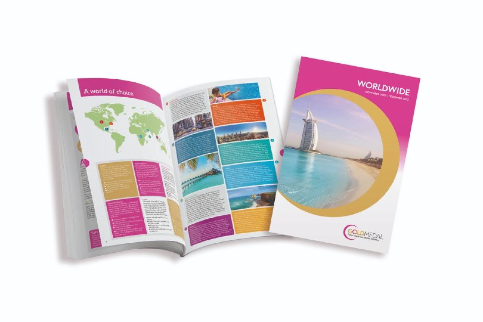 Gold Medal has shared details of the brochure with agent partners via email and social media