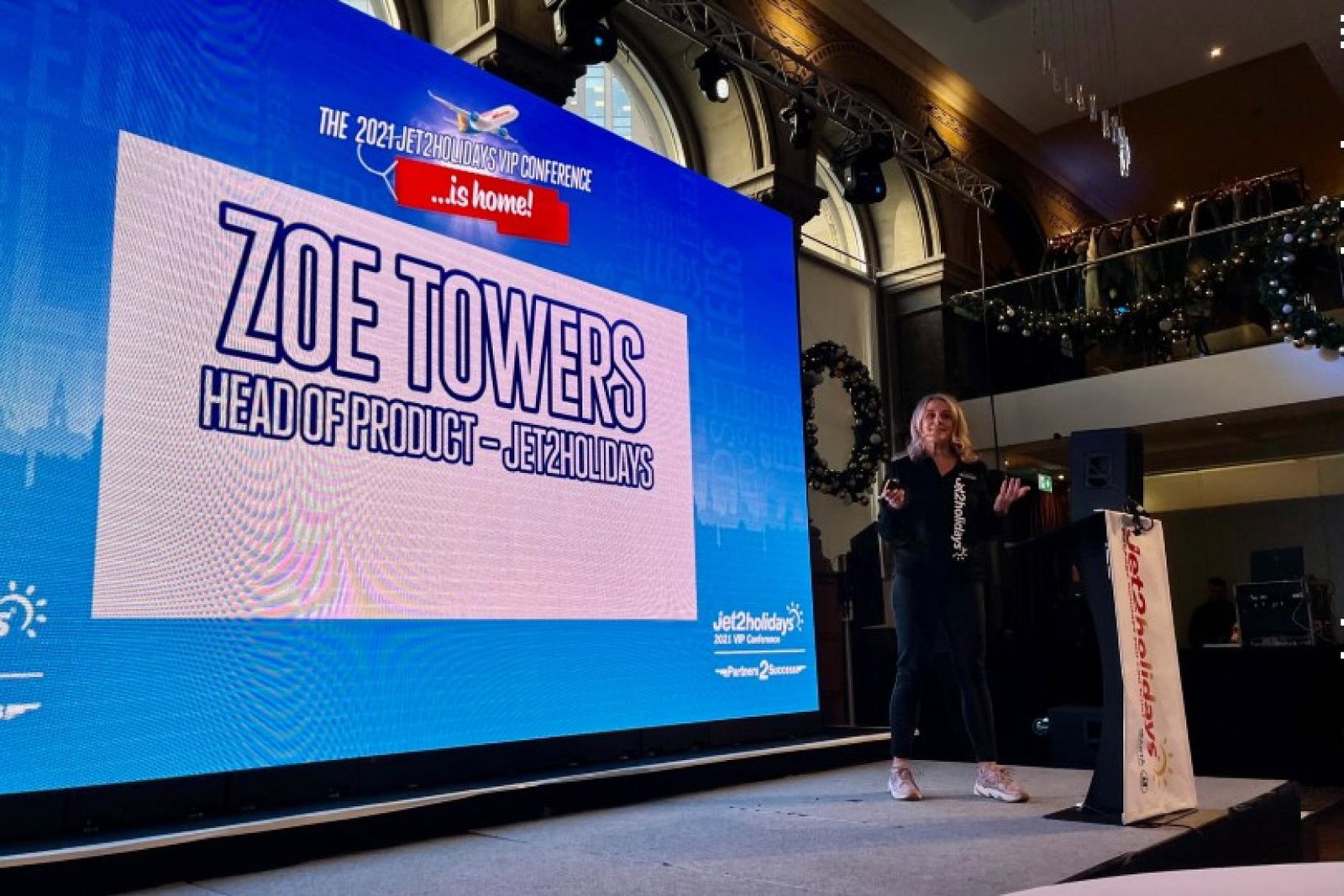 Jet2 head of product Zoe Towers introduced the new brochure concept