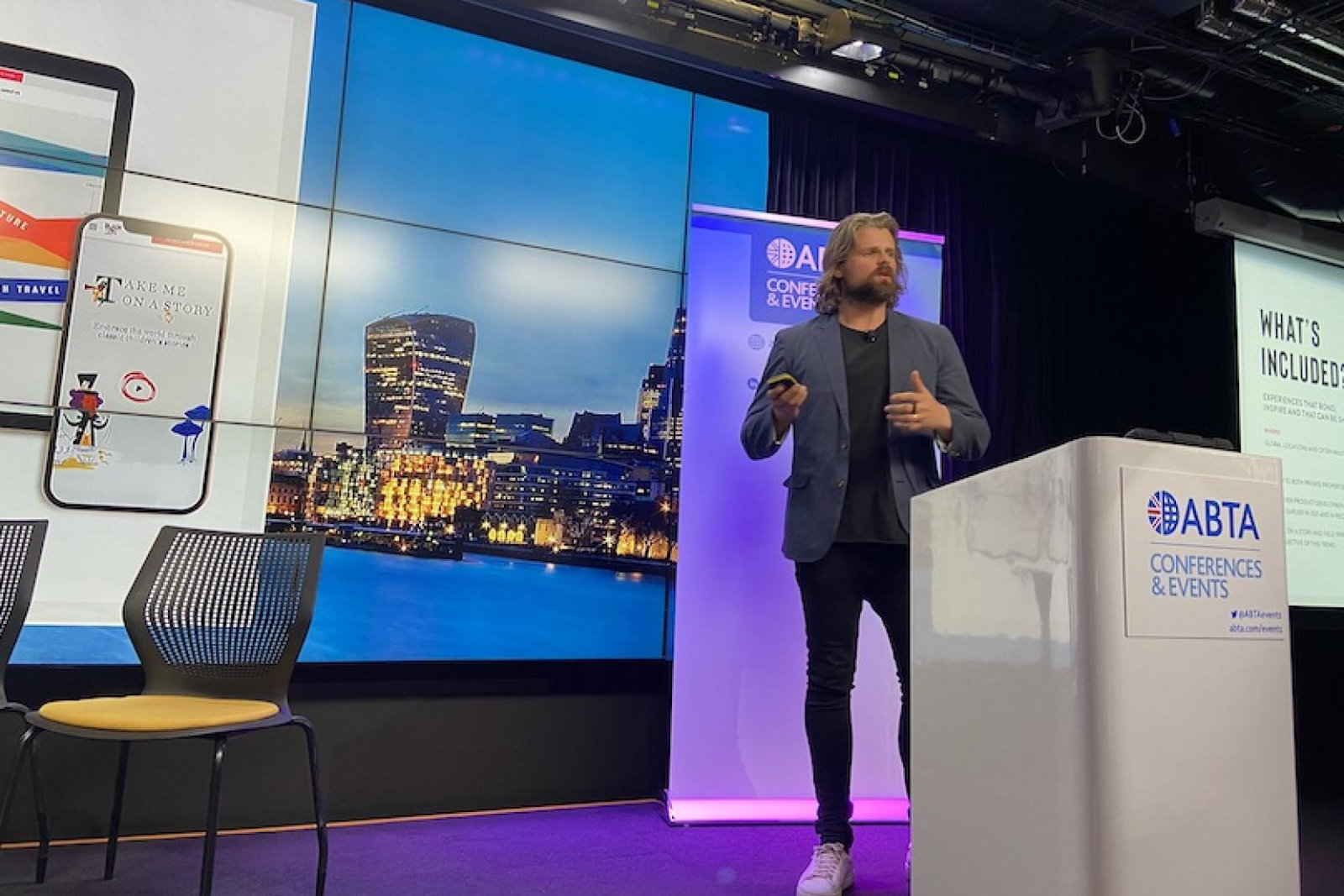 Tom Marchant, Black Tomato at Abta's Travel Trends conference