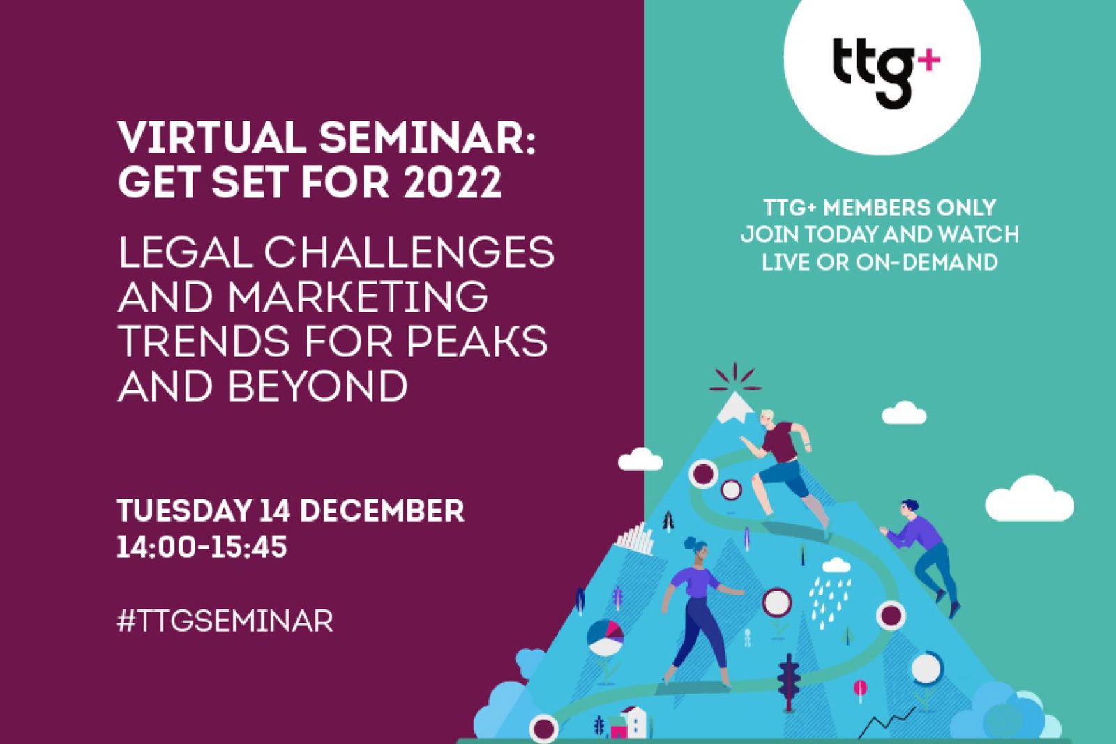 The seminar will get under way at 2pm on Tuesday 14 December