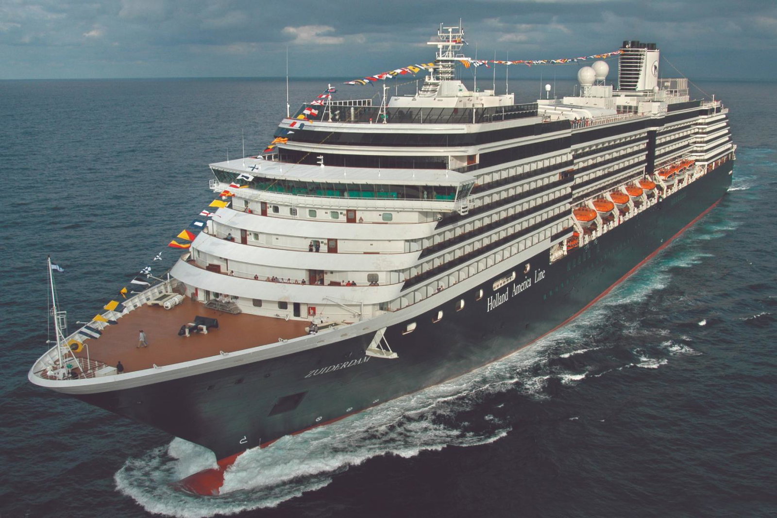 Zuiderdam was the line's second vessel to resume service from San Diego, after Koningsdam in October