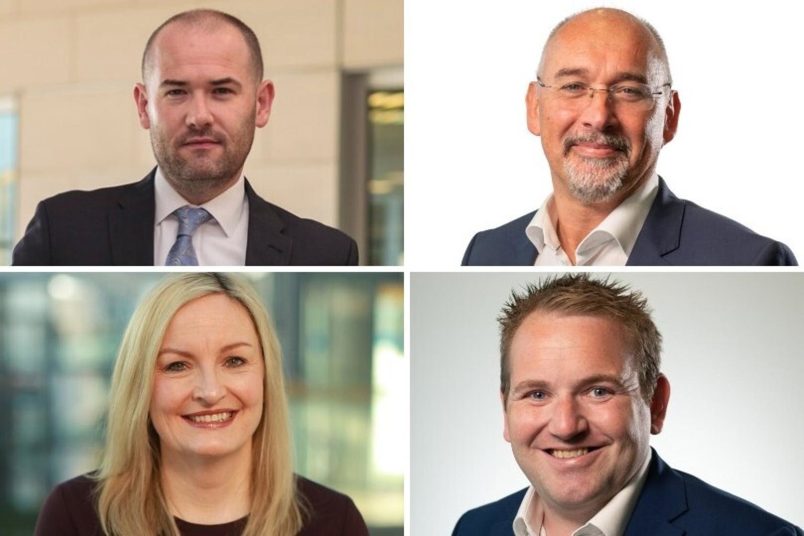 BA Appointments L-R: Calum Laming, Colm Lacy, Michelle Lydon and Tom Stevens
