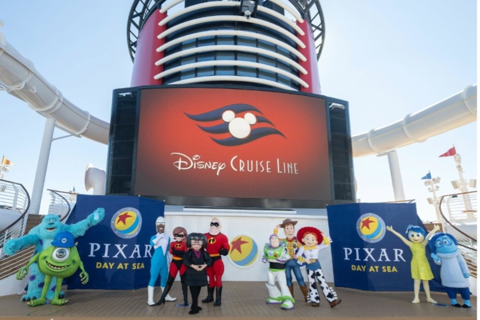 A Pixar film festival, exclusive merchandise and photo opportunities will be available