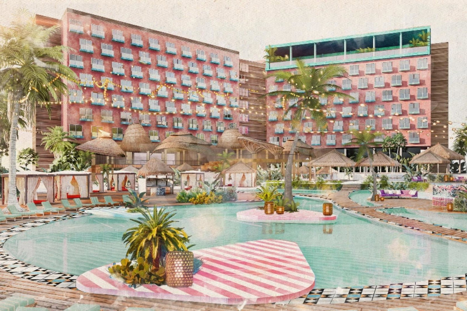 Artist's impression of Somewhere Else, due to open at Atlantis Paradise Island in 2024