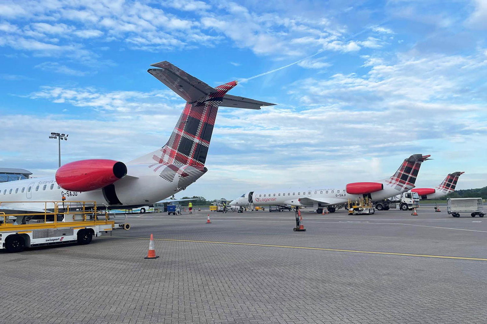 Loganair has been placed up for sale