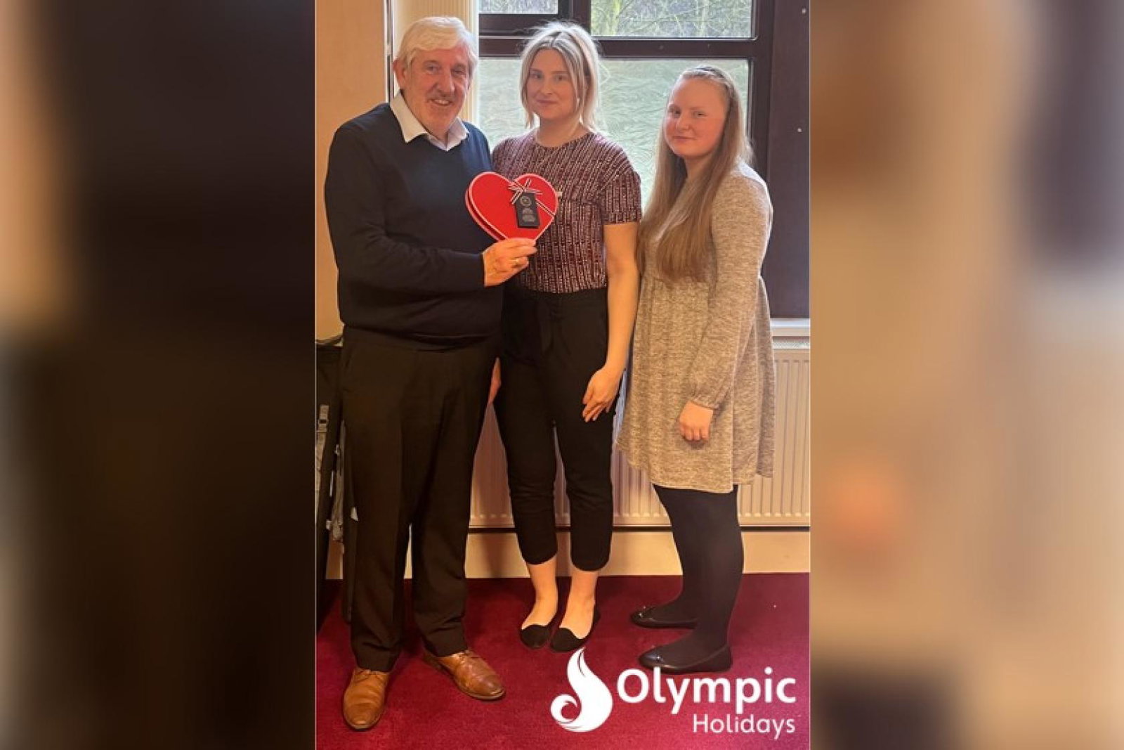 (From left) Peter Mackie, general manager of Althams Travel with Jess Burnley and Emily McLoughlin from sales support