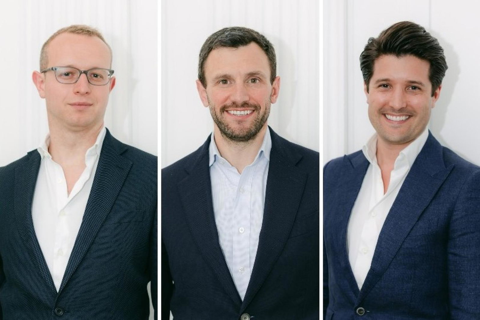 The Luminaire team: Ed Hicks, Adam Sebba and Nicholas Priest