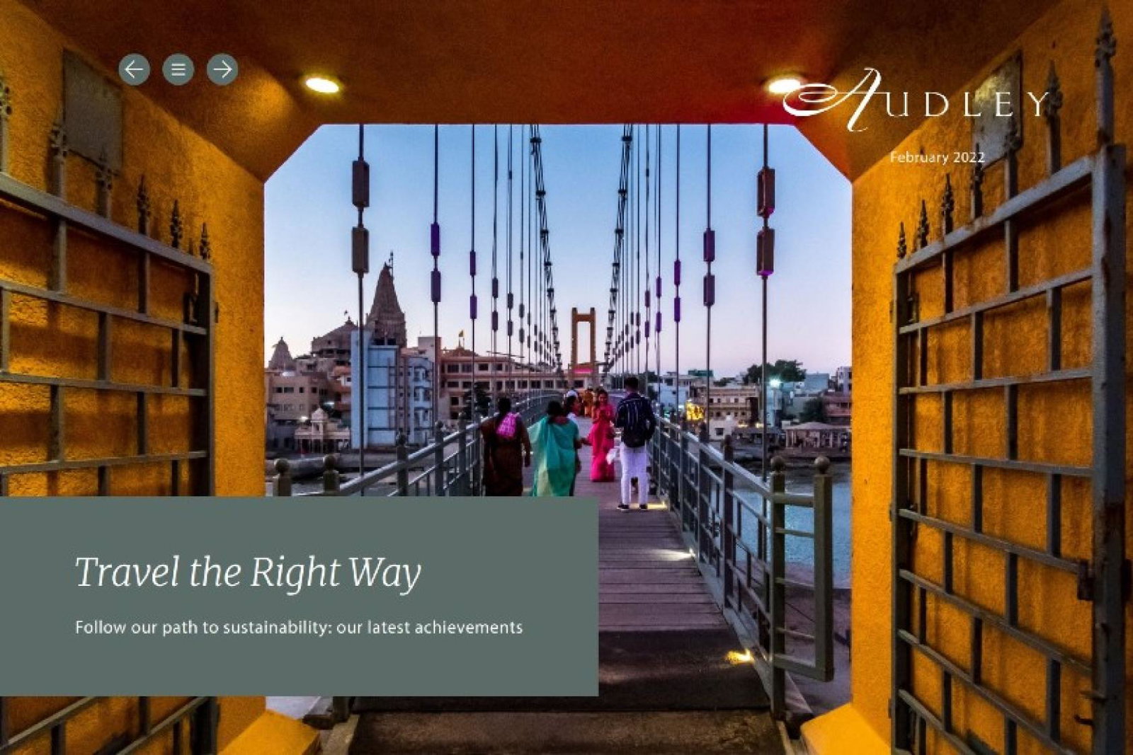 Audley Travel's Travel the Right Way report