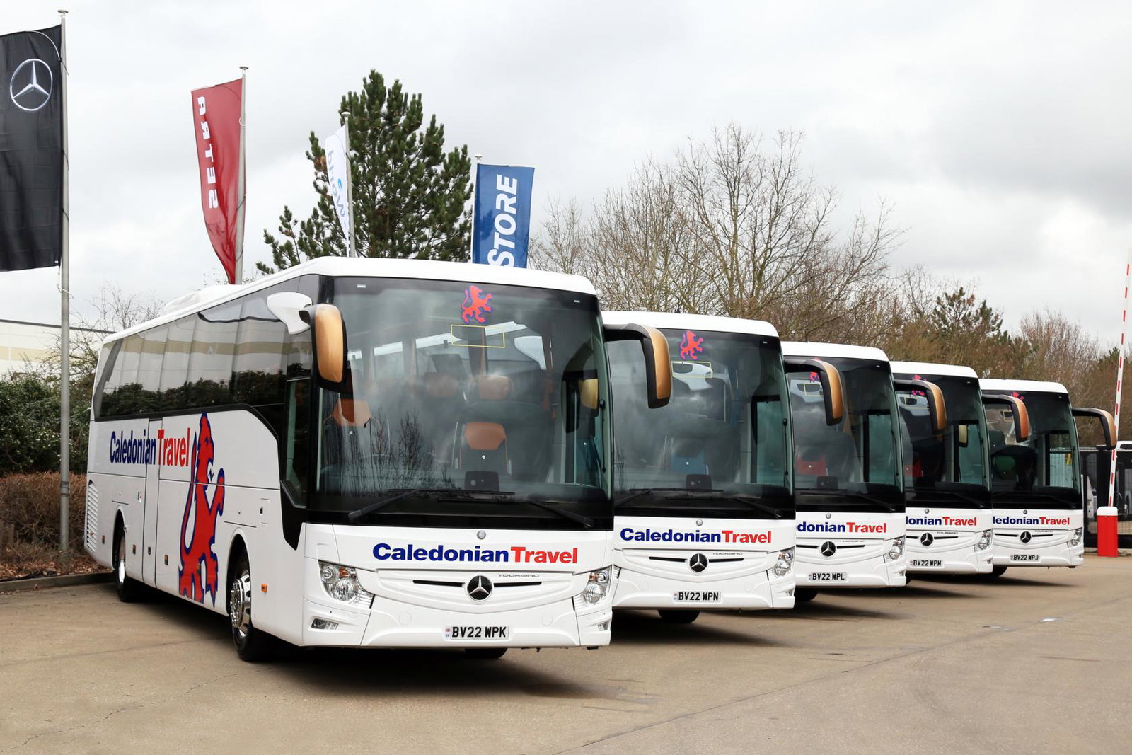 Caledonian Travel has expanded its fleet with five new coaches
