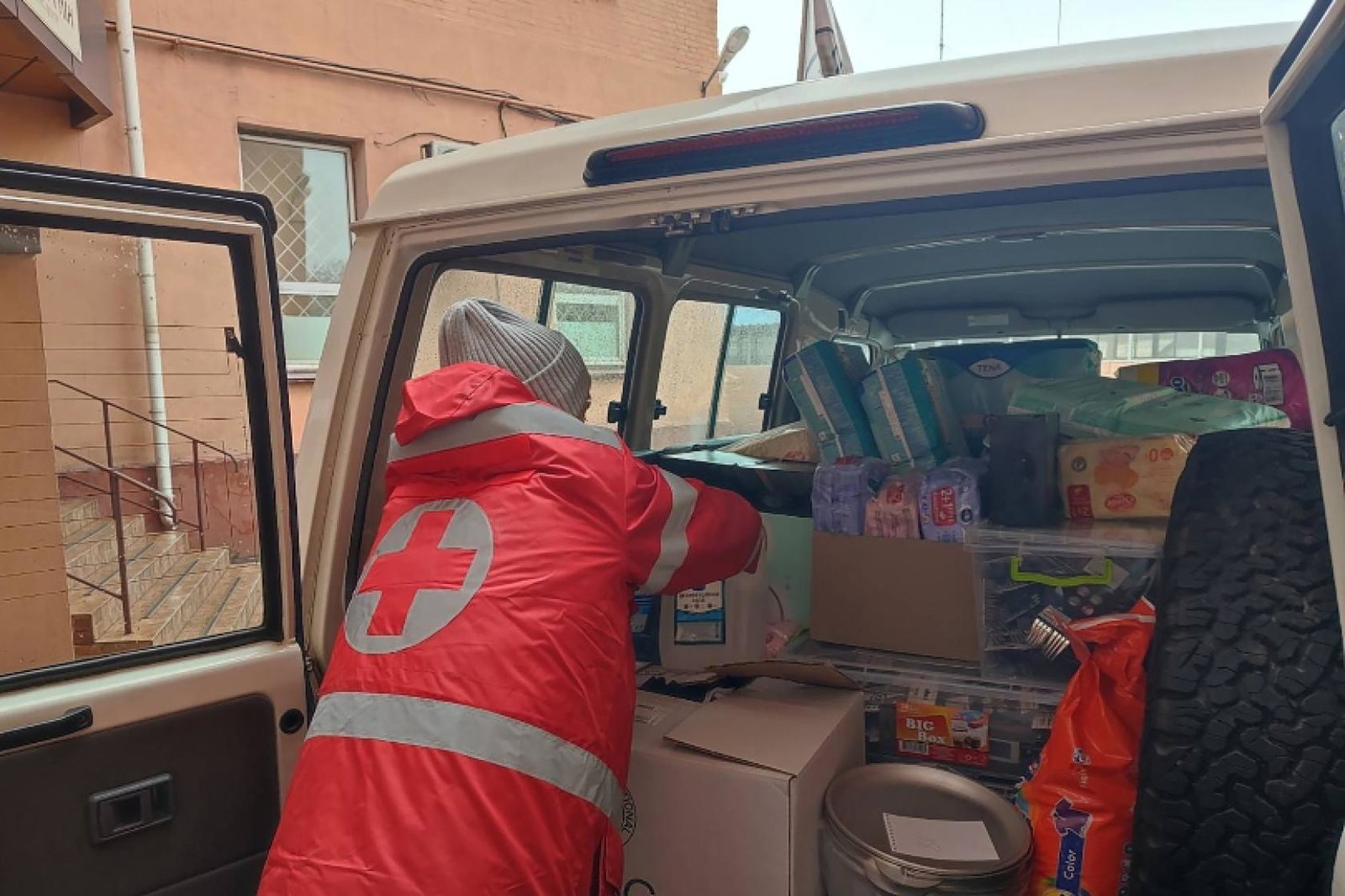 The funding will go towards delivering more than 32 tonnes of food, blankets, medicine, medical supplies, trauma kits and household items