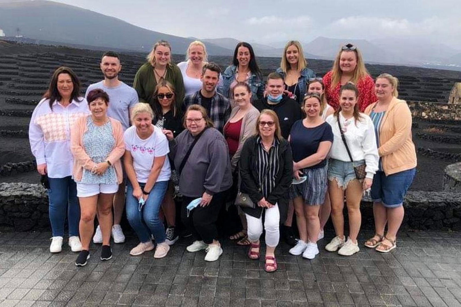 The team stayed at two five-star resorts in Lanzarote