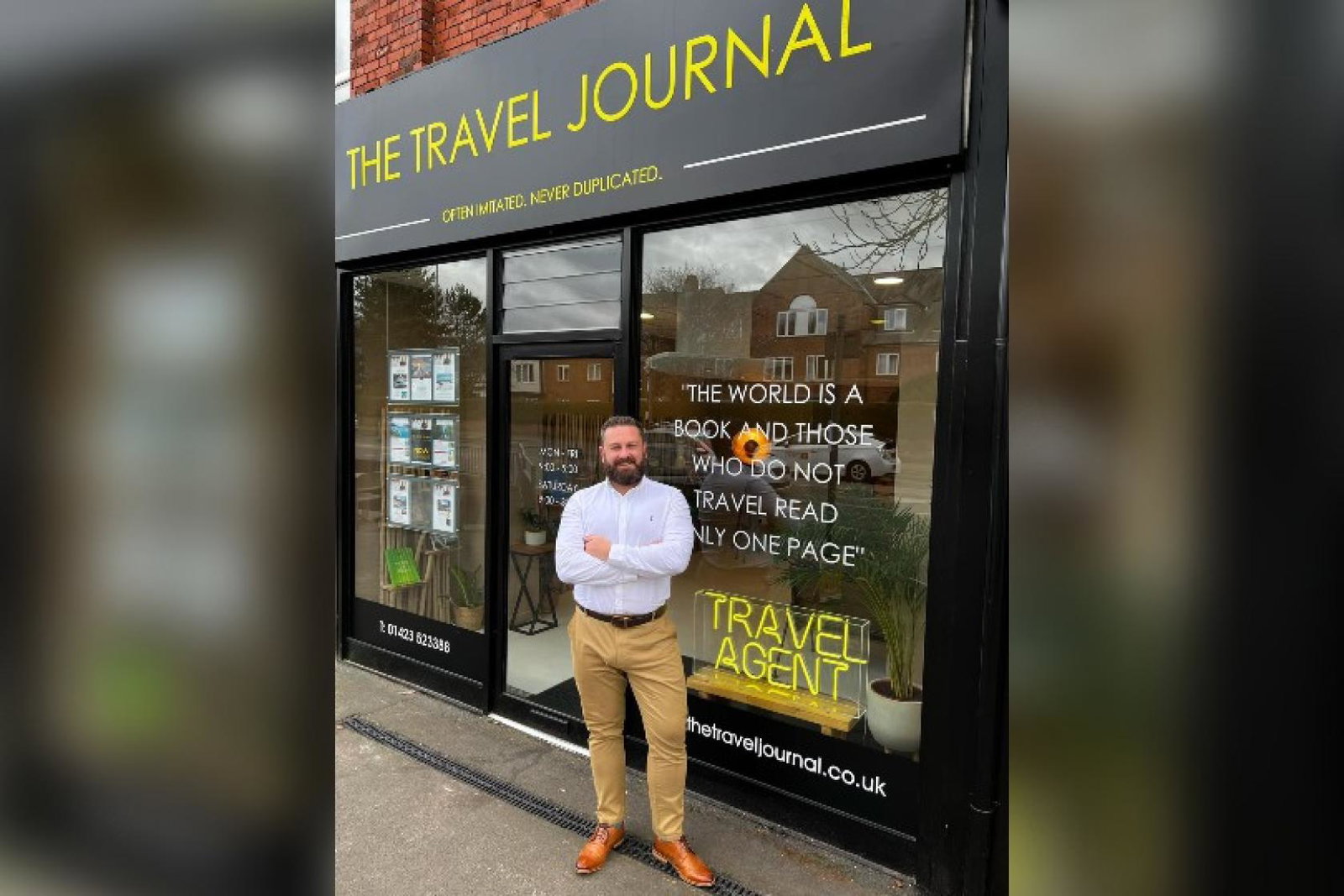 Owner Ben Poole said it was 'like a dream come true' to open his agency in the same building he used to work in