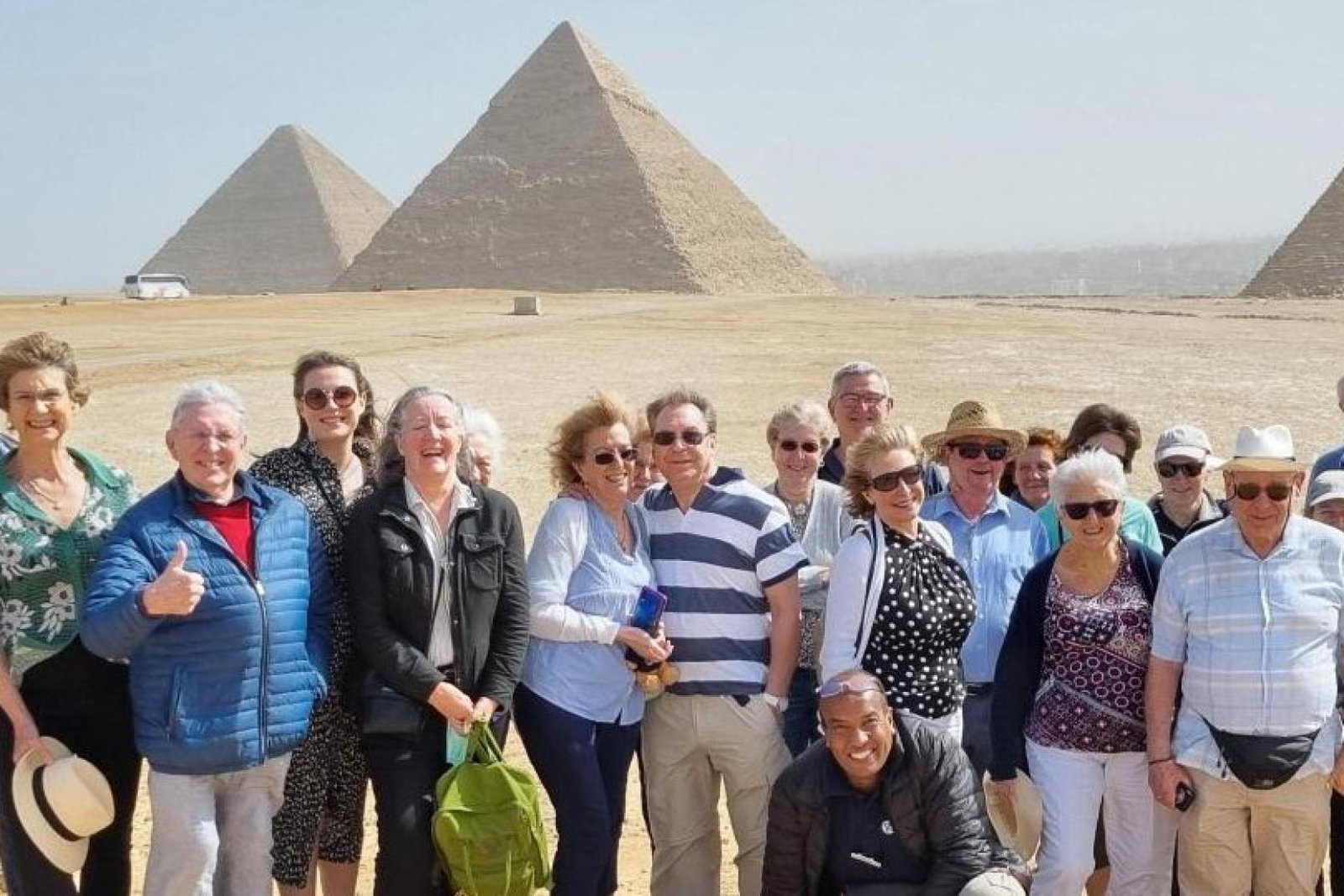 The group of 30 guests was accompanied by an Egyptologist tour manager 