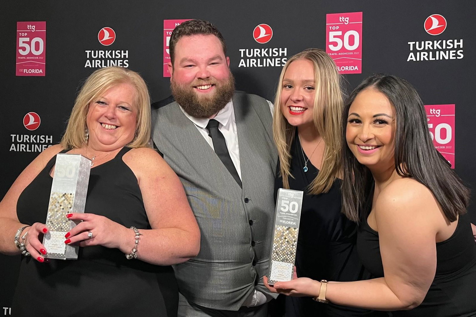 The ArrangeMY Escape team, named the UK and Ireland's top agency