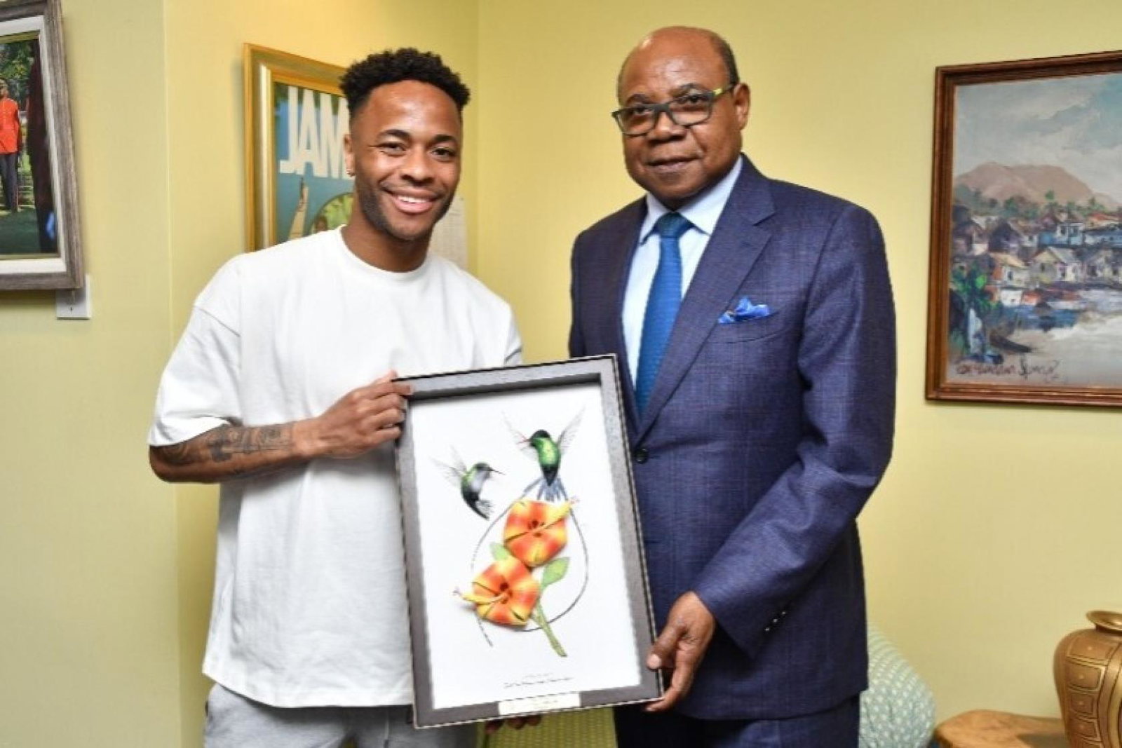 Jamaican minister of tourism Edmund Bartlett said Sterling "represented the very best of Jamaica”