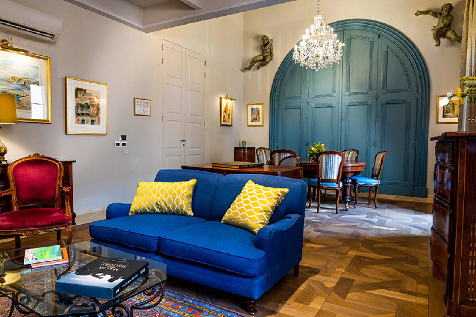 The newly refurbished Presidential Suite at The Xara Palace Relais & Chateaux, Mdina