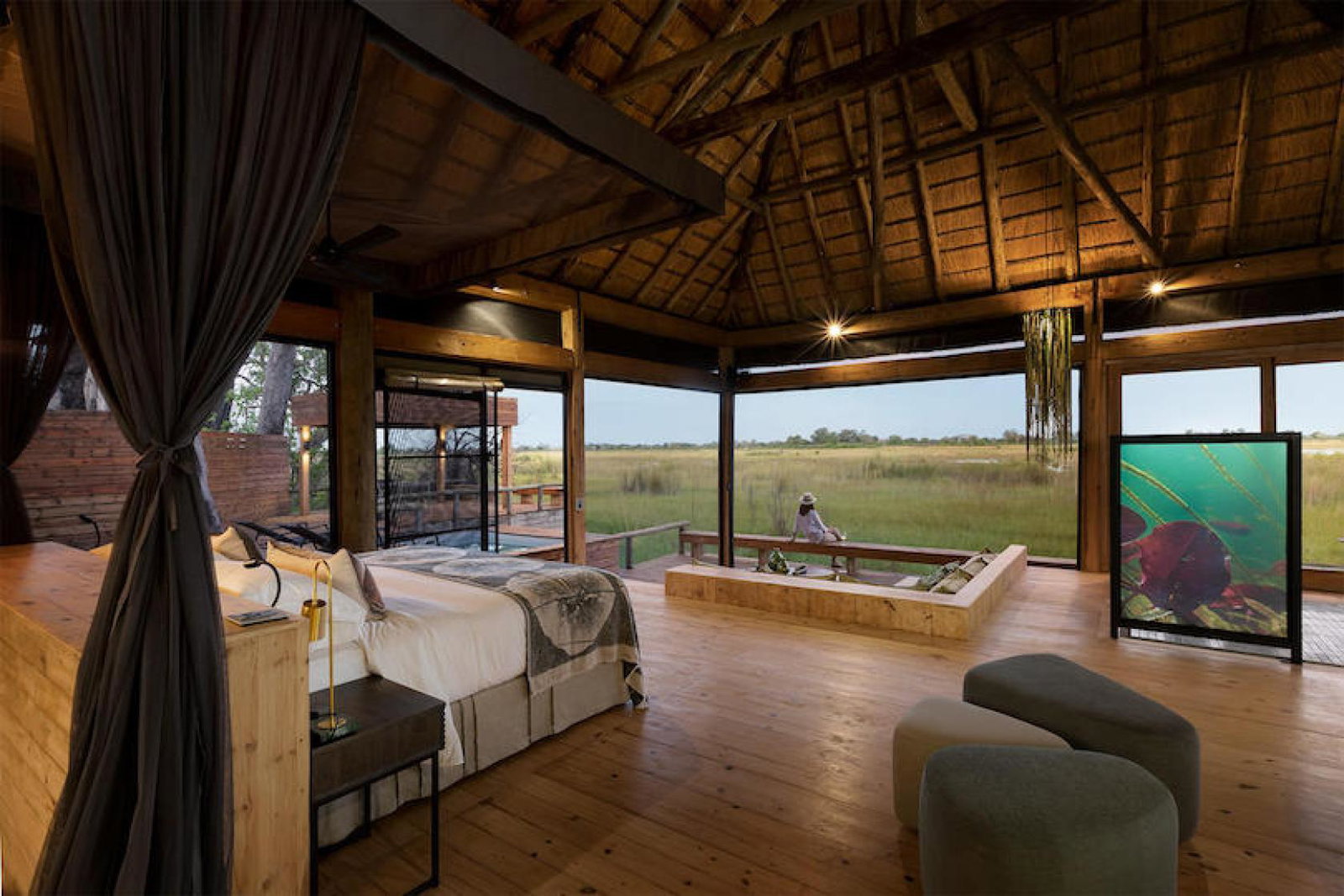 Wilderness Safaris' Vumbura Plains camp in Botswana has been extensively renovated