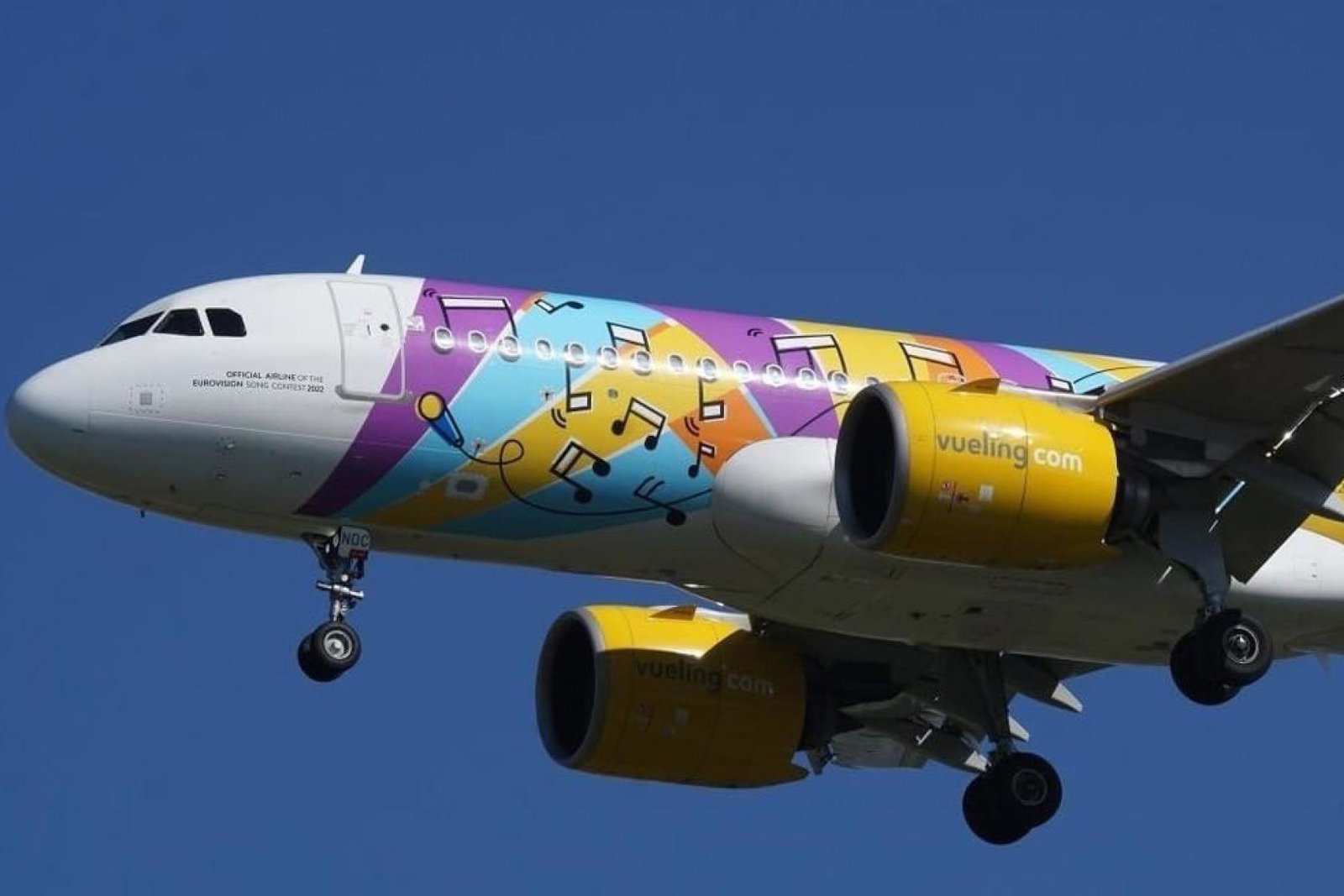 Vueling hopes its Eurovision design will be a hit (Pic: Antonio Restivo)