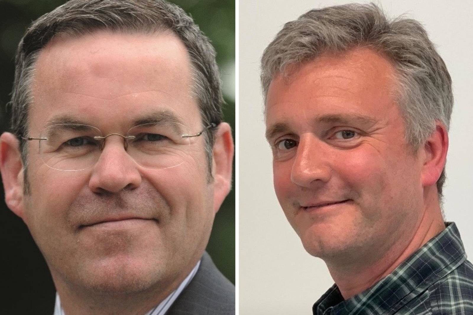 (L-R) Chris Simmons and Ewan Moore